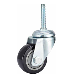 Medium duty PVC/PU caster