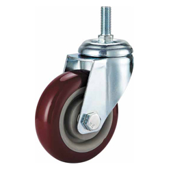 Medium duty PVC/PU caster