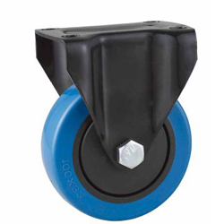 Rigid caster PVC wheel