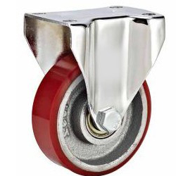 Iron core PU rigid caster