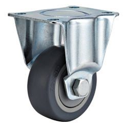 Rigid TPR medium duty casters