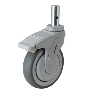 Stem steell casters nylon yoke