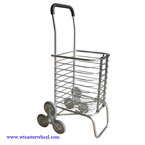 Aluminium shopping trolley