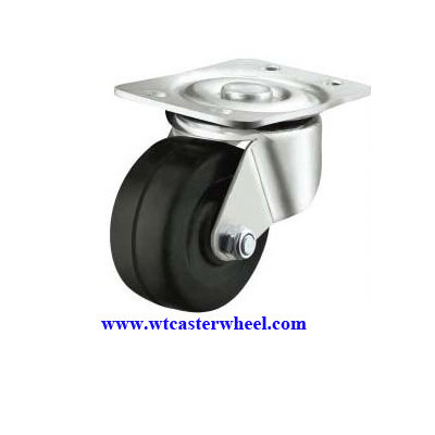 White PP swivel caster